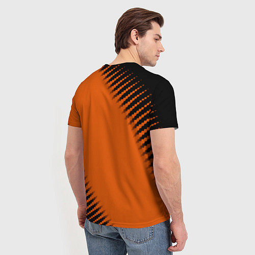 Мужская футболка Half life orange box / 3D-принт – фото 4