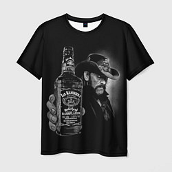 Мужская футболка Motorhead - Ian Kilmister whiskey