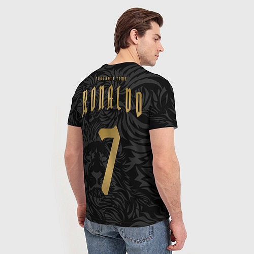 Мужская футболка Форма Роналду номер 7 сборная Португалии / 3D-принт – фото 4