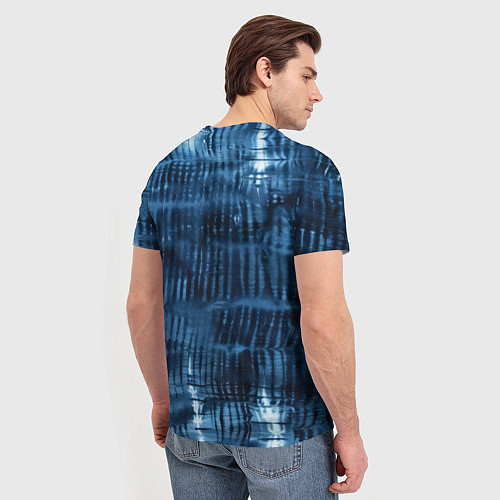 Мужская футболка Японская абстракция шибори / 3D-принт – фото 4