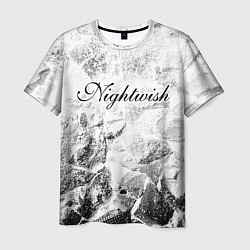 Мужская футболка Nightwish white graphite