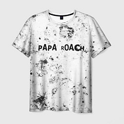 Мужская футболка Papa Roach dirty ice