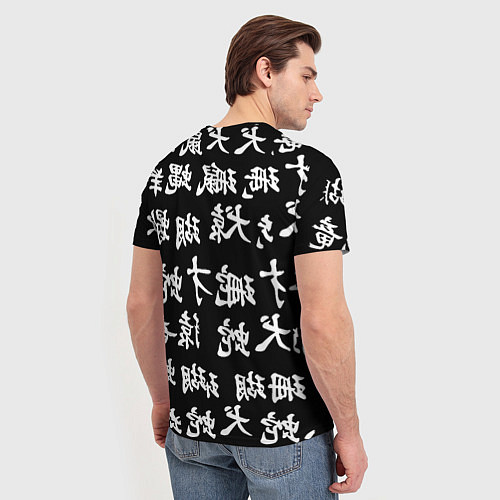 Мужская футболка Cyberpunk samurai japan steel / 3D-принт – фото 4