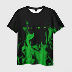 Мужская футболка Destiny fire green