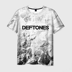 Мужская футболка Deftones white graphite