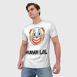Футболка мужская Human Fall Clown, цвет: 3D-принт — фото 2