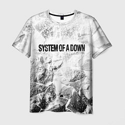 Футболка мужская System of a Down white graphite, цвет: 3D-принт
