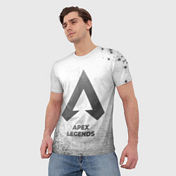 Футболка мужская Apex Legends - white gradient, цвет: 3D-принт — фото 2