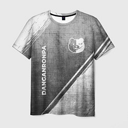 Футболка мужская Danganronpa - grey gradient вертикально, цвет: 3D-принт