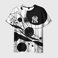 Мужская футболка New York Yankees baseball team - abstraction