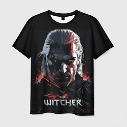 Футболка мужская The Witcher dark style, цвет: 3D-принт