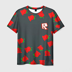 Мужская футболка Roblox rose