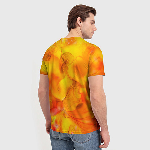 Мужская футболка Катрина в черной шляпе / 3D-принт – фото 4