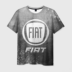 Футболка мужская Fiat - grey gradient, цвет: 3D-принт