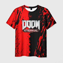 Футболка мужская Doom eternal краски, цвет: 3D-принт