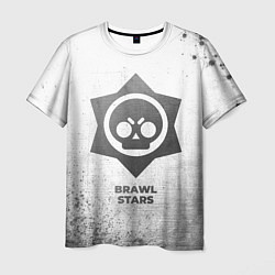 Мужская футболка Brawl Stars - white gradient