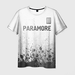 Мужская футболка Paramore - white gradient посередине