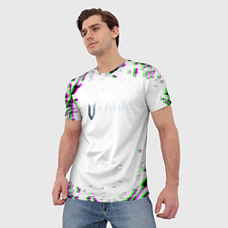 Футболка мужская Vrising глитч краски, цвет: 3D-принт — фото 2