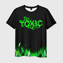 Мужская футболка Toxic text