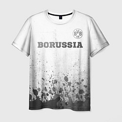 Мужская футболка Borussia - white gradient посередине