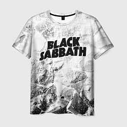 Мужская футболка Black Sabbath white graphite