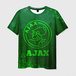 Мужская футболка Ajax - green gradient