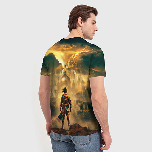 Мужская футболка Герой Greedfall 2 the dying world / 3D-принт – фото 4