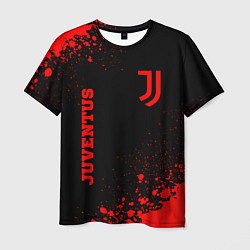 Футболка мужская Juventus - red gradient вертикально, цвет: 3D-принт