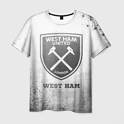 Мужская футболка West Ham - white gradient