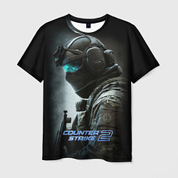 Мужская футболка Counter strike 2 спецназ