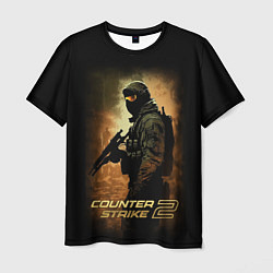 Мужская футболка Counter strike спецназовец