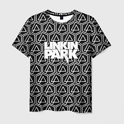 Мужская футболка Linkin park pattern