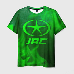 Мужская футболка JAC - green gradient