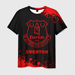 Футболка мужская Everton - red gradient, цвет: 3D-принт