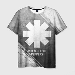 Мужская футболка Red Hot Chili Peppers - grey gradient