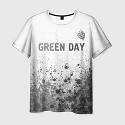 Мужская футболка Green Day - white gradient посередине