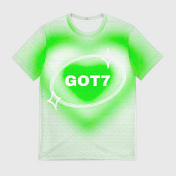Мужская футболка Got7 сердце