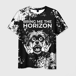 Мужская футболка Bring Me the Horizon рок пес