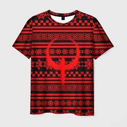 Мужская футболка Quake winter pattern