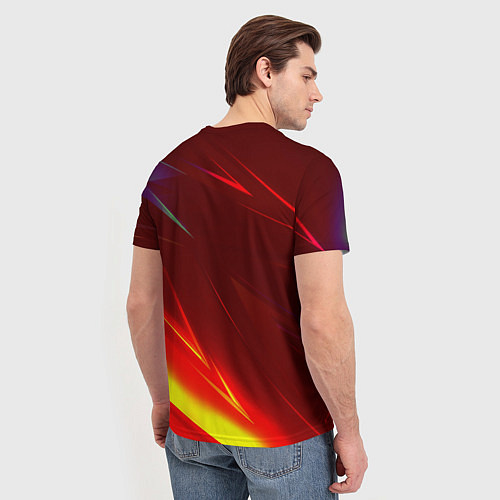 Мужская футболка Чернобыль лайт стрипсы / 3D-принт – фото 4