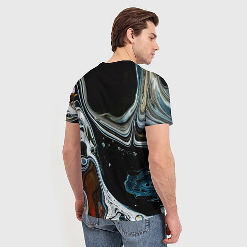 Мужская футболка Slava Marlow music artist / 3D-принт – фото 4