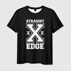 Мужская футболка Straight edge SXE