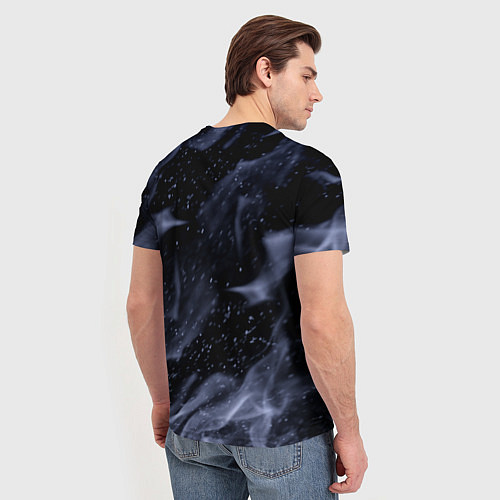 Мужская футболка Lord of the fallen fire / 3D-принт – фото 4