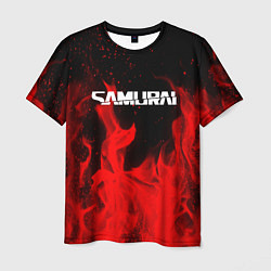 Мужская футболка Samurai fire red