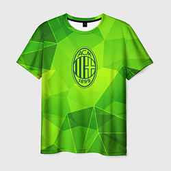 Мужская футболка AC Milan green poly