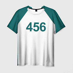 Мужская футболка Игра в кальмара 456