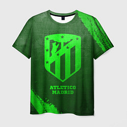 Футболка мужская Atletico Madrid - green gradient, цвет: 3D-принт