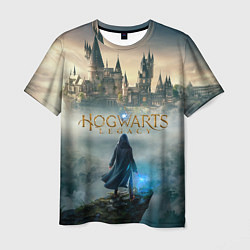 Мужская футболка Герой Hogwarts legacy