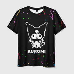 Мужская футболка Kuromi конфети