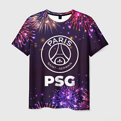 Мужская футболка Праздничный PSG